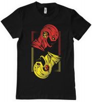 DNA Graphic Print Men's Round Neck Black T-Shirt