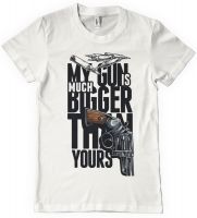 DNA Graphic Print Men's Round Neck White T-Shirt