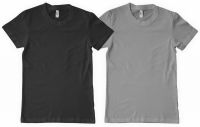 DNA Solid Men's Round Neck Black, Grey T-Shirt(Pack of 2)