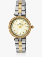 Daniel Klein Dk10653-6 Two Tone/Silver Analog Watch