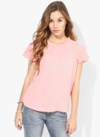 Dorothy Perkins Pink Solid Blouse