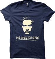 EETEE Printed Men's Round Neck Blue T-Shirt