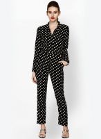 Faballey Black Solid Jumpsuit