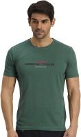 Fritzberg Printed Men's Round Neck Dark Green T-Shirt