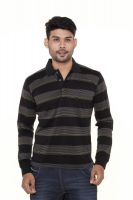 Gleneagles Striped Men's Polo Neck Multicolor T-Shirt