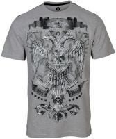Huetrap Graphic Print Men's Round Neck Grey T-Shirt Huetrap Graphic Print Men's Round Neck Grey T-Shirt