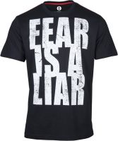 Huetrap Graphic Print Men's Round Neck Black T-Shirt