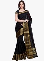 Inddus Banarasi Wooven With Gold Jari Border Saree