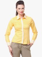 Kaaryah Yellow Solid Shirt