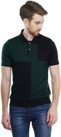 Kalt Self Design Men's Polo Neck Multicolor T-Shirt