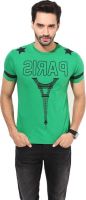 MONTEIL & MUNERO Printed Men's Round Neck Green T-Shirt