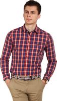 Oxford Club Men's Checkered Casual Multicolor Shirt