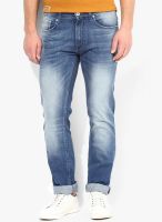 Pepe Jeans Blue Low Rise Slim Fit Jeans (Holborne)