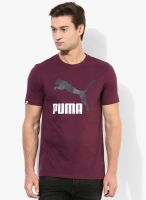 Puma Archive Logo Purple Tee
