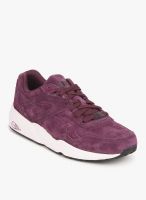 Puma R698 Allover Suede Purple Sneakers
