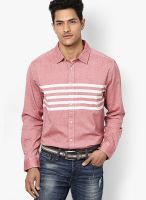 Quiksilver Red Full Sleeve Casual Shirt