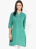 Rangmanch By Pantaloons Green Printed Kurta