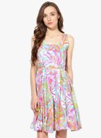 Rose Vanessa Multicoloured Printed Skater Dress