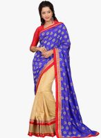 Shonaya Blue Embellished Saree