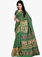 Shonaya Green Printed Saree