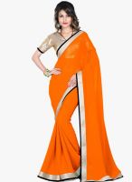 Shonaya Orange Embellished Saree