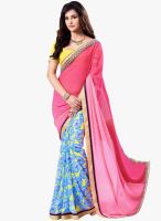 Shonaya Pink Embellished Saree Shonaya Pink Embellished Saree