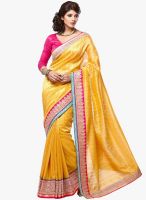 Shonaya Yellow Embellished Saree