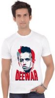 ShopMantra Graphic Print Men's Round Neck White T-Shirt