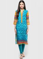 Shree Blue Printed Kurta