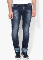 Spykar Blue Low Rise Skinny Fit Jeans