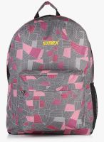 Starx Grey/Pink Tuition Backpack