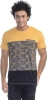 Superman Printed Men's Round Neck Yellow T-Shirt