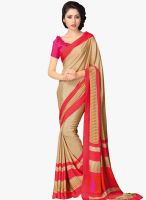 Swaron Beige Printed Saree