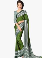 Swaron Green Printed Saree