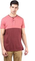 T-shirt Company Solid Men's Round Neck Red T-Shirt