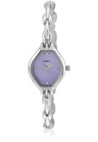 Timex L903 Silver/Purple Analog Watch