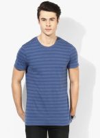 Tom Tailor Blue Striped Round Neck T-Shirt