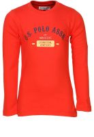 U.S. Polo Assn. Red Casual T-Shirt