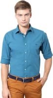 Van Heusen Men's Solid Casual Blue Shirt