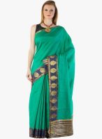 Xclusive Chhabra Green Printed Saree