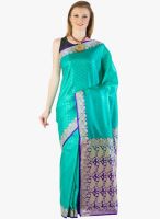 Xclusive Chhabra Green Printed Saree