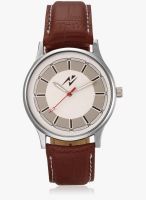 Yepme Grey Leatherette Analog Watch