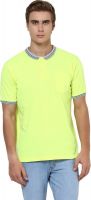 Yepme Solid Men's Polo Neck Green T-Shirt