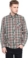 Yuvi Men's Checkered Casual Multicolor Shirt