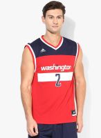 Adidas John Wall Wizards NBA Replica Red Sports Jersey
