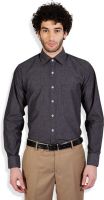 Arihant Men's Solid Formal Grey Shirt