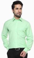 Balista Men's Striped Formal Green Shirt