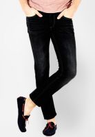 Basics Solid Black Skinny Fit Jeans