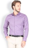 Blackberrys Men's Solid Formal Purple Shirt