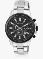 CITIZEN An8081-57A Silver/Black Chronograph Watch